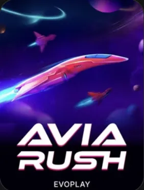 Avia Rush crash game at Vibes Casino